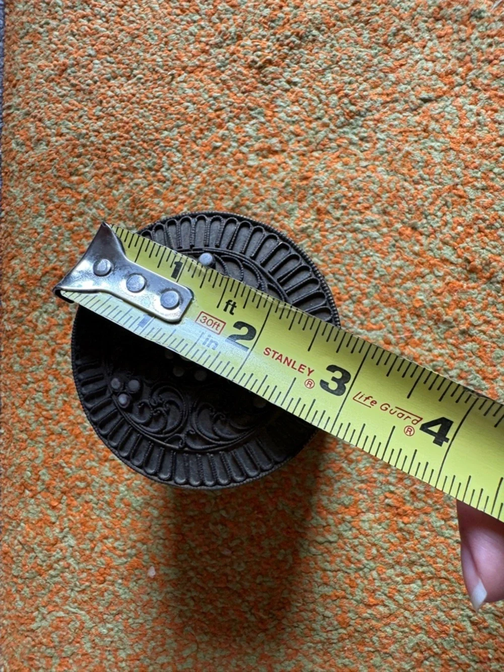 Handmade brass piece